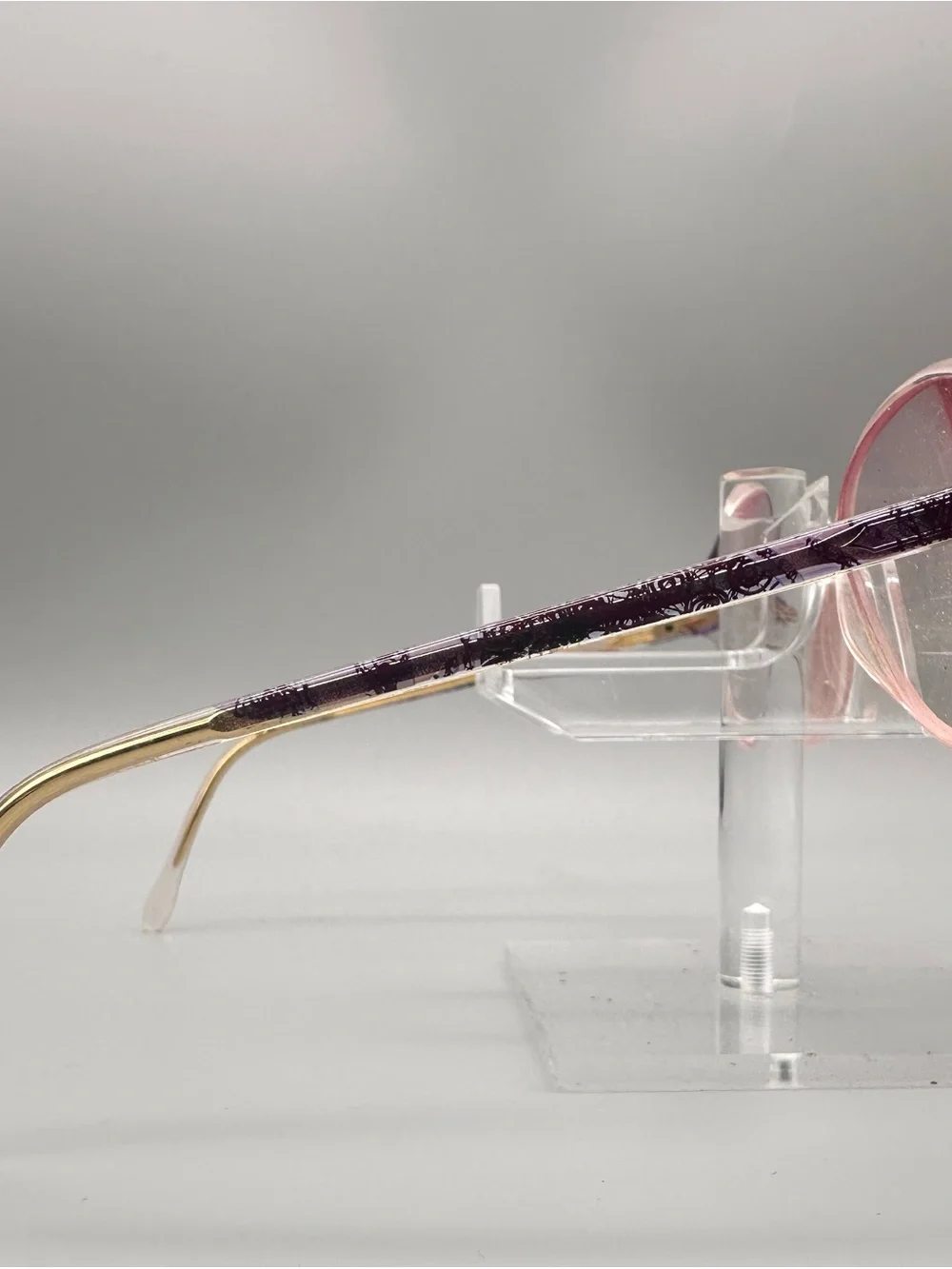 Silhouette M 1803 20 C 2866 Pink Purple Oval Eyeglass Frames Austria 54-14 135